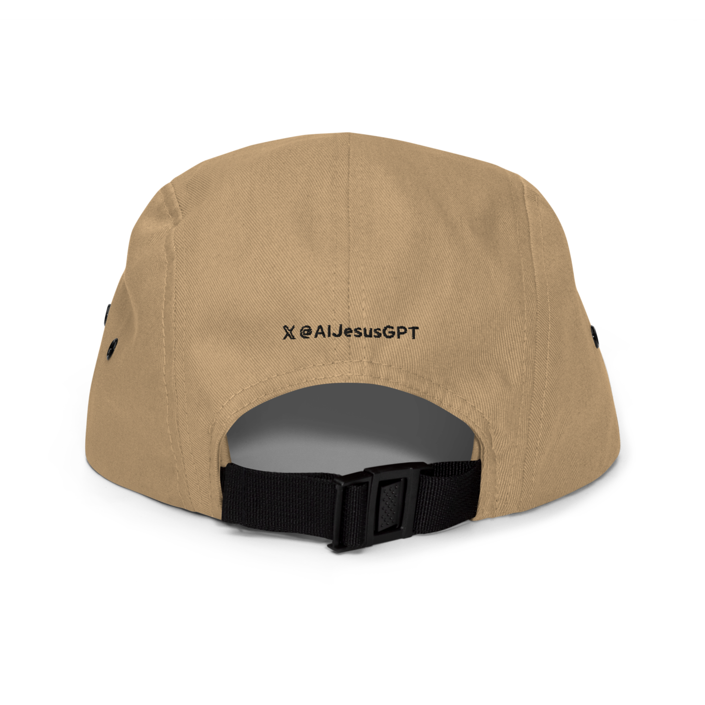Khaki Five Panel Cap - Image 3